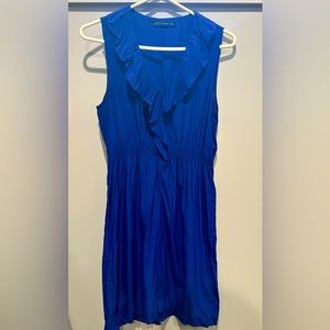 Gently used Zara Women’s blue dress (Size S)
